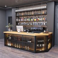 Table de bar vintage en fer pour hôtel, salon, bar à domicile, hauteur réglable, mobilier commercial, finition noire