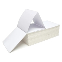 Prix usine A6 taille étiquette thermique rouleau d'autocollant 100x150 pour l'impression de codes à barres