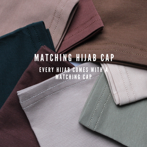 Ensemble d'écharpes hijab tissées en coton sergé modal de rayonne légère, couleur assortie parfaite, design traditionnel respirant pour les musulmans - Product Image 4