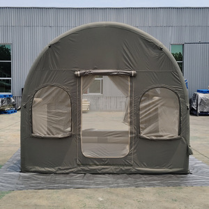 Tente gonflable imperméable entièrement automatique quatre saisons 3-4 <span class=keywords><strong>personnes</strong></span> épaissie Oxford <span class=keywords><strong>Camping</strong></span> nuit équipement crête cabane - Product Image 3