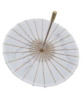 84OD Parapluie en papier huilé blanc à peindre soi-même, style féerique, pour l'art et l'artisanat des enfants, avec papier vierge pour la peinture - Product Image 4