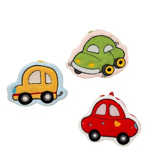 Cute Cartoon Car Hand Towel Round Coral Fleece Quick Dry Kitchen Kids Bath Towel - Product Image 2