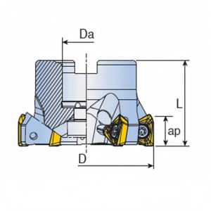 เครื่องกัดใบหน้า OEM & ODM KR = 90 ° <span class=keywords><strong>3P</strong></span> CFM90-550A22R-15 - Product Image 4
