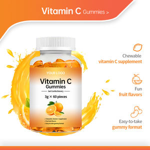 बच्चों के लिए प्राकृतिक नारंगी स्वाद विटामिन सी गुम्मीज, नवजात शिशुओं की गर्भवती महिलाओं के लिए कोई कृत्रिम रंग नहीं - Product Image 3