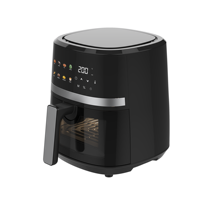 Four friteuse à air en acier inoxydable d'une capacité de 4L facile à nettoyer 1450W à commande numérique pour la famille de la maison