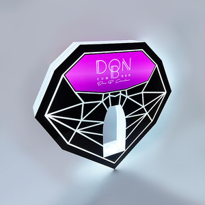 ชั้นวางอะคริลิคแบบมีไฟ LED สำหรับโชว์สินค้าแนวตั้ง เหมาะสำหรับเครื่องดื่มแอลกอฮอล์และไวน์ ใช้ใน KTV และไนท์คลับ - Product Image 4