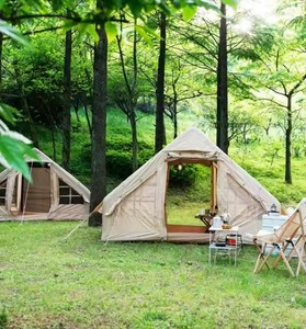 เต็นท์ผ้าใบผ้าฝ้ายขนาดใหญ่10ม. สำหรับกลางแจ้งผ้าอ๊อกซ์ฟอร์ดสำหรับการเดินป่าและตั้งแคมป์ - Product Image 5