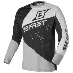 Jersey cruzado Befast TRECK Negro Blanco Gris 5XL - Product Image 1