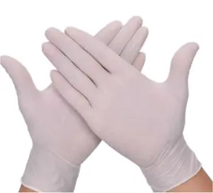 LN104 одноразовые латексные перчатки с Полноразмерным диапазоном для лабораторных, чистящих, пищевых продуктов