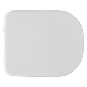 Funda para asiento de inodoro para Pozzi Ginori Oasi Shape 8 Wc, color blanco, 50,5 cm de largo, 37,5 cm de ancho - Product Image 1
