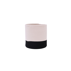 Panier De Supermarché Fabricant gros coton tissé Multicolore naturel Chanvre corde plante paniers de rangement de blanchisserie - Product Image 4