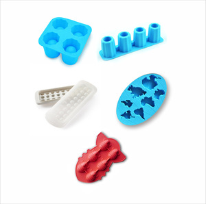 Moldes de silicona reutilizables para cubitos de hielo, bonitos moldes para paletas de helado para niños, molde de prensa con palo, de grado alimenticio, para hacer bloques de hielo caseros DIY - Product Image 5