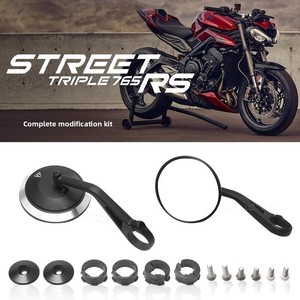 Para motocicleta 765 R/S RS: Barras anticaída modificadas, rejilla de radiador, espejo retrovisor, soporte de matrícula de cola corta - Product Image 5
