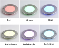 Lumière LED ultra-fine pour piscine, lampe encastrée étanche IP68 pour piscines commerciales enterrées