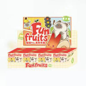 กล่องสุ่มตุ๊กตาแมว PAI น่ารัก คริสตัลพลังงาน ผลไม้แสนสนุก ของตกแต่งเรซิ่นรูปแมวเหมียว หินบำบัด ของตกแต่งโต๊ะทำงาน ของขวัญสุดพิเศษ - Product Image 6