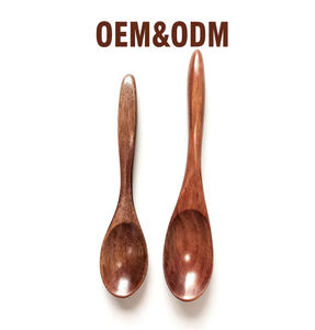 Custom Logo <strong>Printed</strong> Mini Honey <strong>Wooden</strong> <strong>Spoon</strong> Kitchen Cooking Teaspoon Condiment Utensil Little Tiny <strong>Wood</strong> <strong>Spoons</strong> - Product Image 2