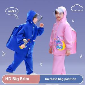 Pantaloni da <span class=keywords><strong>pioggia</strong></span> per bambini Modulare impermeabile Pongee impermeabile per ragazzi, la ragazza va a scuola in molti colori. - Product Image 3