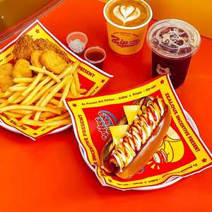 Emballage de sandwich jetable personnalisé, écologique, recyclable, résistant à la graisse, imperméable, en papier enduit de PE - Product Image 3