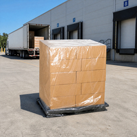 Sac cubique transparent en PE sur mesure, à fond carré, vente en gros, sac de protection en plastique transparent pour l'emballage d'équipements, directement de l'usine