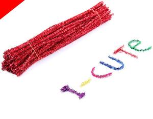 12 بوصة بريق الحرفية الأنابيب منظفات بريق الشنيل العصي للأطفال الحرفية بهرج الشنيل الجذعية - Product Image 2