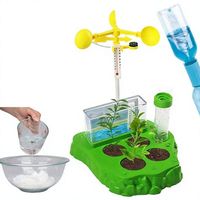 Station météo écologique EPT 4-en-1, laboratoire de culture de plantes avec cycle de l'eau et simulateur de tornade, kit d'expériences scientifiques STEM pour enfants