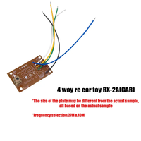 Télécommande RC QQF C 4CH 27MHz/40Mhz, émetteur et récepteur pour voiture