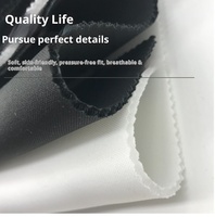 Tissu en crêpe tricoté scuba 100 % polyester, résistant à l'abrasion, épais, avec couche d'air extensible, pour robes, sacs et chaussures – Grande Vente