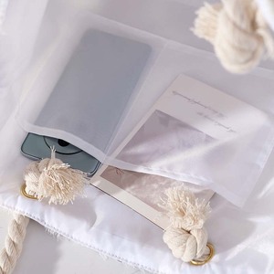 Tote Bag Large Capacity Cosmetic Organizer With Flower Tassels Soft Handle Everyday Use Winter 2023 - Product Image 4