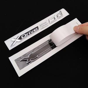 Adesivo Emblema 3D ABS per Bagagliaio e Parafango Auto BMW XDrive 20d 23d 25d 30d <span class=keywords><strong>35d</strong></span> 40d 45d 50d 55d 20i 25i 30i GT X1 <span class=keywords><strong>X3</strong></span> X5 X6 - Product Image 5