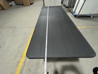 Nouvelle conception moderne, table pliante d'extérieur légère et durable en HDPE, empilable