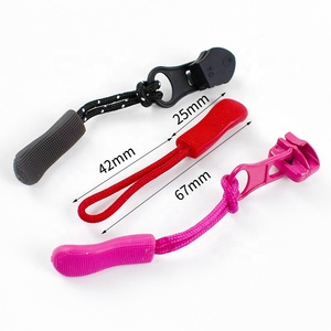 Meetee G9-2 Mélange Couleur Cordon Tirette Tire Extrémités Serrure Zip <span class=keywords><strong>Clip</strong></span> Boucle Noir Pour Sac À Dos Accessoires Vestimentaires - Product Image 2