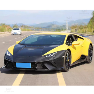 Parachoques Delantero de Fibra de Carbono Seca para <span class=keywords><strong>Lamborghini</strong></span> Huracán LP580 LP610 EVO, Estilo Tecnica Modificado, Kits de Carrocería - Product Image 5
