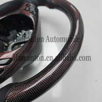 Volant de direction en cuir lisse de qualité supérieure, en fibre de carbone, pour BMW E46 M3 M6 E61 E62 E63, volant de direction de voiture