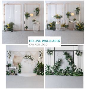 Cool Scenery Live Room Custom HD 3D Arte floral simulado Fotografía Fondo Tela - Product Image 4