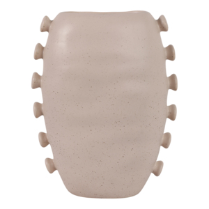 Vaso Decorativo in Ceramica con Dettagli Laterali, Formato Piccolo per Soggiorno, Camera da Letto, Ufficio - Product Image 1