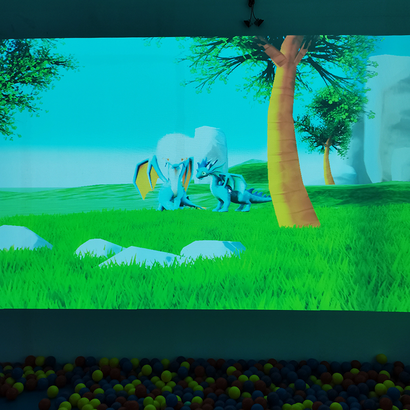 2021 новый волшебный 3d большой экран внутренний Динозавр Парк Юрского периода интерактивные Проекционные игры настенная система для детской игровой площадки