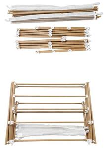 Vente en gros d'usine, nouveau séchoir à <span class=keywords><strong>linge</strong></span> pliable en bois massif, séchoir à <span class=keywords><strong>linge</strong></span> pour chemises, pantalons, serviettes - Product Image 5