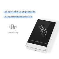 Lector de Proximidad RFID NFC con Protocolo OSDP RS485, Lector de Tarjetas Inteligentes sin Contacto IC de 13.56MHz, Resistente al Agua IP68