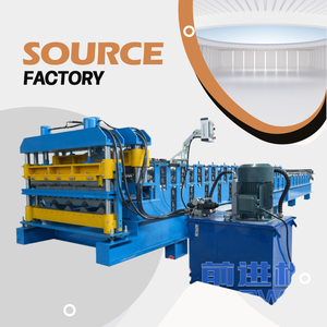 آلة صنع بلاط السقف ذات الطبقة المزدوجة عالية الجودة أوتوماتيكية بالكامل من الشركة المصنعة الأصلية مع إمكانية التخصيص - Product Image 1