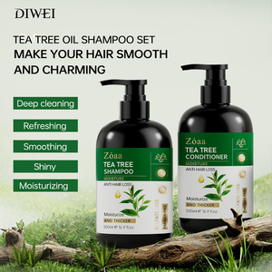 DIWEI Custom Private Label Cruelty-Free & pair <span class=keywords><strong>Shampoo</strong></span> Anti-perdita di capelli olio organico di <span class=keywords><strong>Argan</strong></span> e Tea Tree per capelli danneggiati - Product Image 4