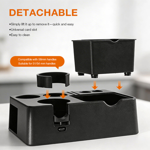 All-in-One Multifunction Espresso Tools Organizer ABS Tamping Station Base Tamper Holder - Product Image 4