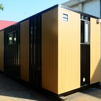 Prix d'usine 20 'industriel préfabriqué conteneur d'expédition maison écologique chambre atelier salon bureau hébergement toilette