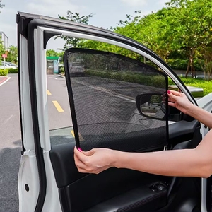 Nuevo diseño, parasol magnético para ventana de coche de Camping para <span class=keywords><strong>Hyundai</strong></span> <span class=keywords><strong>Tucson</strong></span> <span class=keywords><strong>2013</strong></span>, cortina de coche UV/aislamiento térmico, parasol para coche, 4 Uds. - Product Image 4