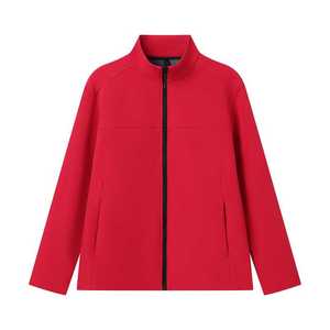 Softshell <b>Windbreaker</b> Stand-Up Collar Unisex Windproof Autumn Winter Warmth Technical Outdoor Apparel - Product Image 4