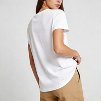 T-shirt décontracté unisexe LUSHANGHAI style chinois créatif à manches courtes, col rond, en pur coton, imprimé animal, coupe ample