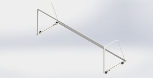 ROUES DE <span class=keywords><strong>BUT</strong></span> DE SOCCER <span class=keywords><strong>Roulettes</strong></span> de portique de levage de 8 pouces Roulette de conteneur - Product Image 2