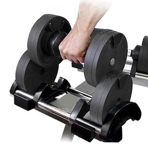 Haltère réglable en acier inoxydable, <span class=keywords><strong>20</strong></span> kg/45 LB, ensemble d'équipement de Fitness, de sport, promotion spéciale - Product Image 4