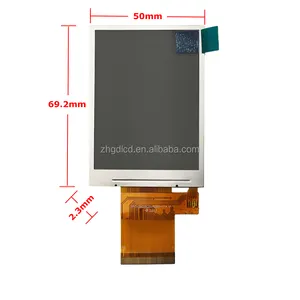 Pantalla TFT de 2,8 pulgadas de fábrica, Panel de pantalla LCD de 240x320 píxeles, módulo TFT LCD de 2,8 pulgadas y 40 Pines, panel táctil opcional