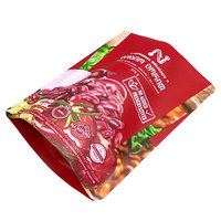 Refermable résistant à haute température 135 degrés Mylar Ziplock sacs en plastique haricot debout Doypack sac cornue pochette