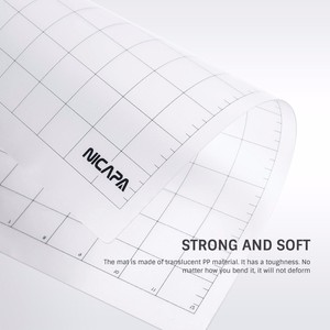 <span class=keywords><strong>Tapis</strong></span> <span class=keywords><strong>de</strong></span> <span class=keywords><strong>découpe</strong></span> NICAPA pour <span class=keywords><strong>Silhouette</strong></span> Portrait 5/<span class=keywords><strong>4</strong></span>/3/2/1 Portrait <span class=keywords><strong>Cameo</strong></span> <span class=keywords><strong>4</strong></span>, <span class=keywords><strong>tapis</strong></span> <span class=keywords><strong>de</strong></span> <span class=keywords><strong>découpe</strong></span> 8"x12", 1 pièce/paquet, adhésif et antidérapant - Product Image 3